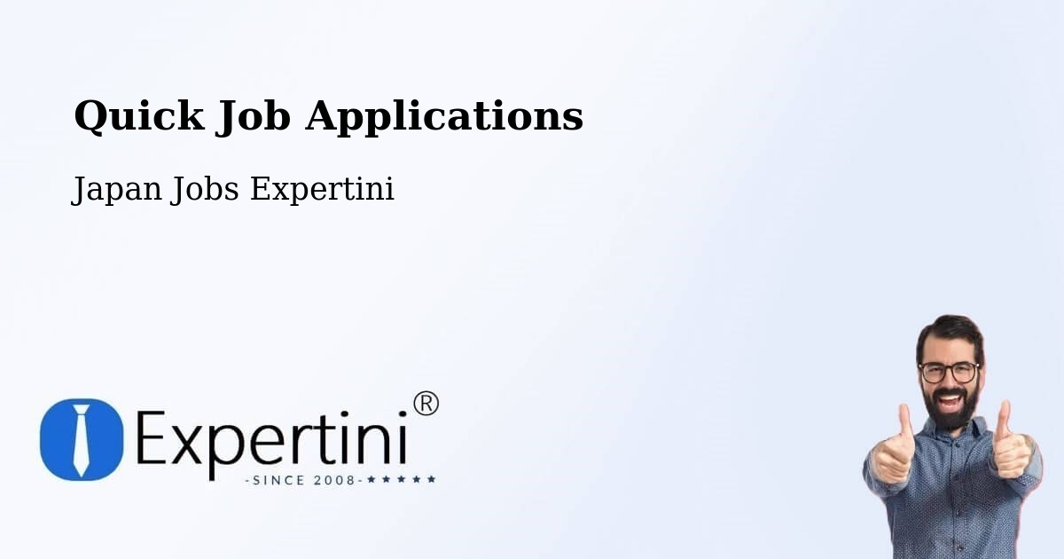 Quick Apply Feature – Kure Shi - Japan Jobs Expertini